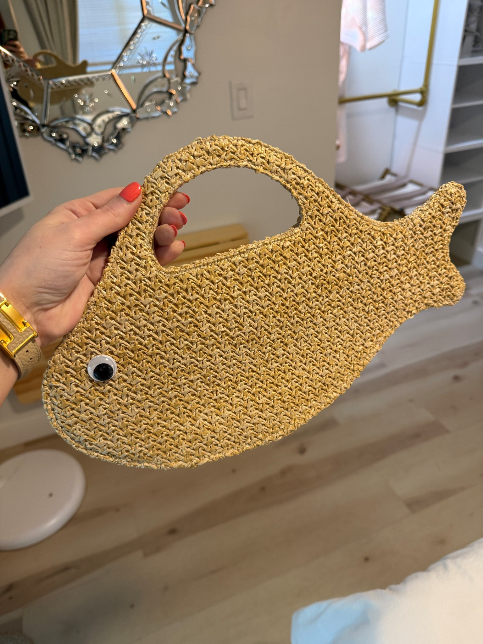 Amazon straw fish shaped handbag 

#LTKSaleAlert #LTKootd #LTKSeasonal