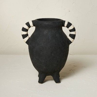10&#34; x 8.5&#34; Terracotta Vase with Handles - Opalhouse&#8482; designed with Jungalow&#8482; | Target