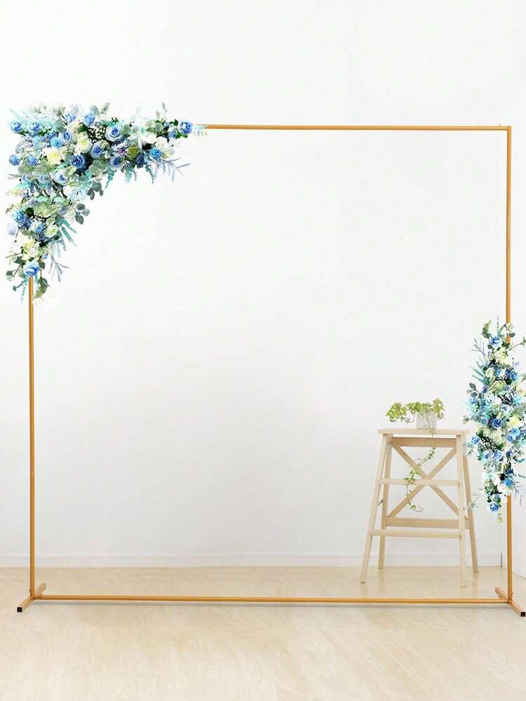 1 Set 200*200cm/300*300cm/150*200cm Square Metal Balloon Arch Frame, Wedding Arch, Rectangular Backdrop Stand For Anniversary, Wedding, Birthday Party, Baby Shower, Gender Reveal, Home Decor, Yard Decor | SHEIN