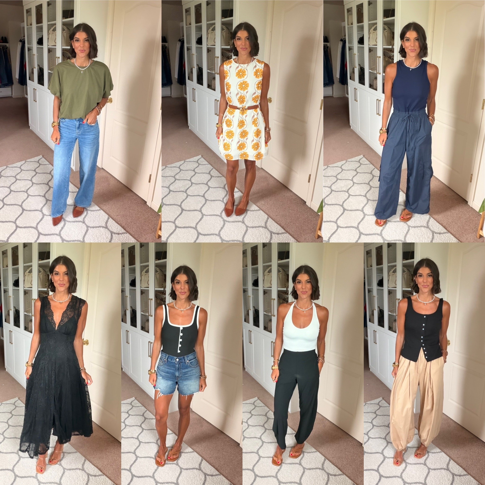 Amazing fjnds! Size small in all except white tank, black pull on pant- size xs in those. Sized up one in Levi shorts. Size 24 in jeans

#LTKdayinmylife #LTKmomlife #LTKSeasonal