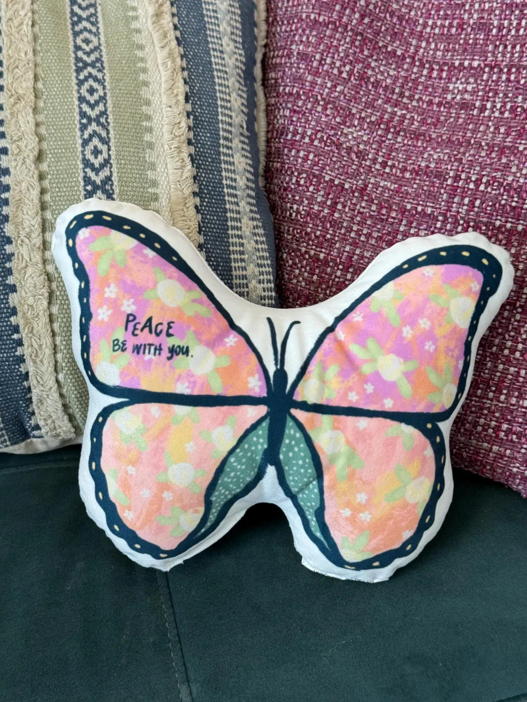 Butterfly Bible Verse Decor Throw Pillow, Grief and Loss Gift for Friend - Etsy | Etsy (US)