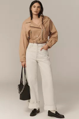 AGOLDE Dame High-Rise Wide-Leg Jeans | Anthropologie (US)