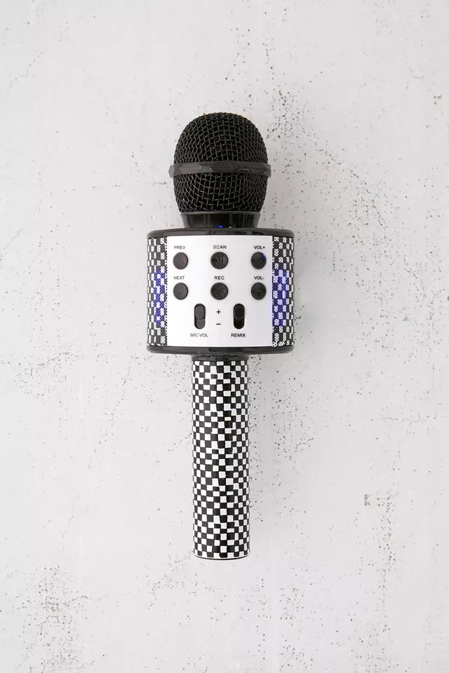 Checkerboard Karaoke Microphone | Urban Outfitters (US and RoW)