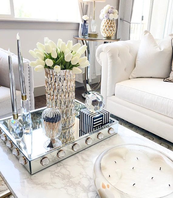 Gold Textured Cylinder Vase, Gold Glass Vase, Gold Flower Vase, Housewarming Gift | Etsy (US)