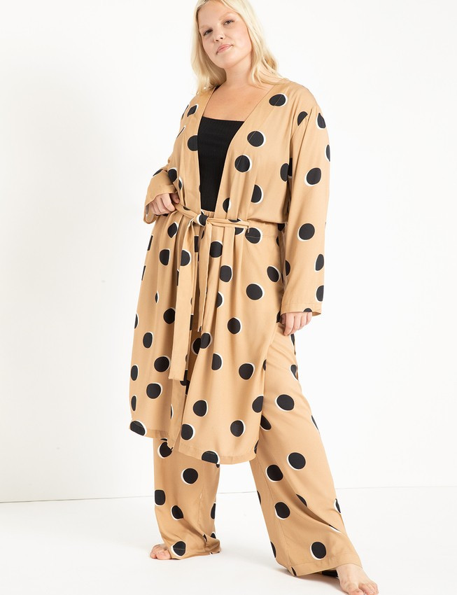 Printed Wide Leg Pant | Eloquii