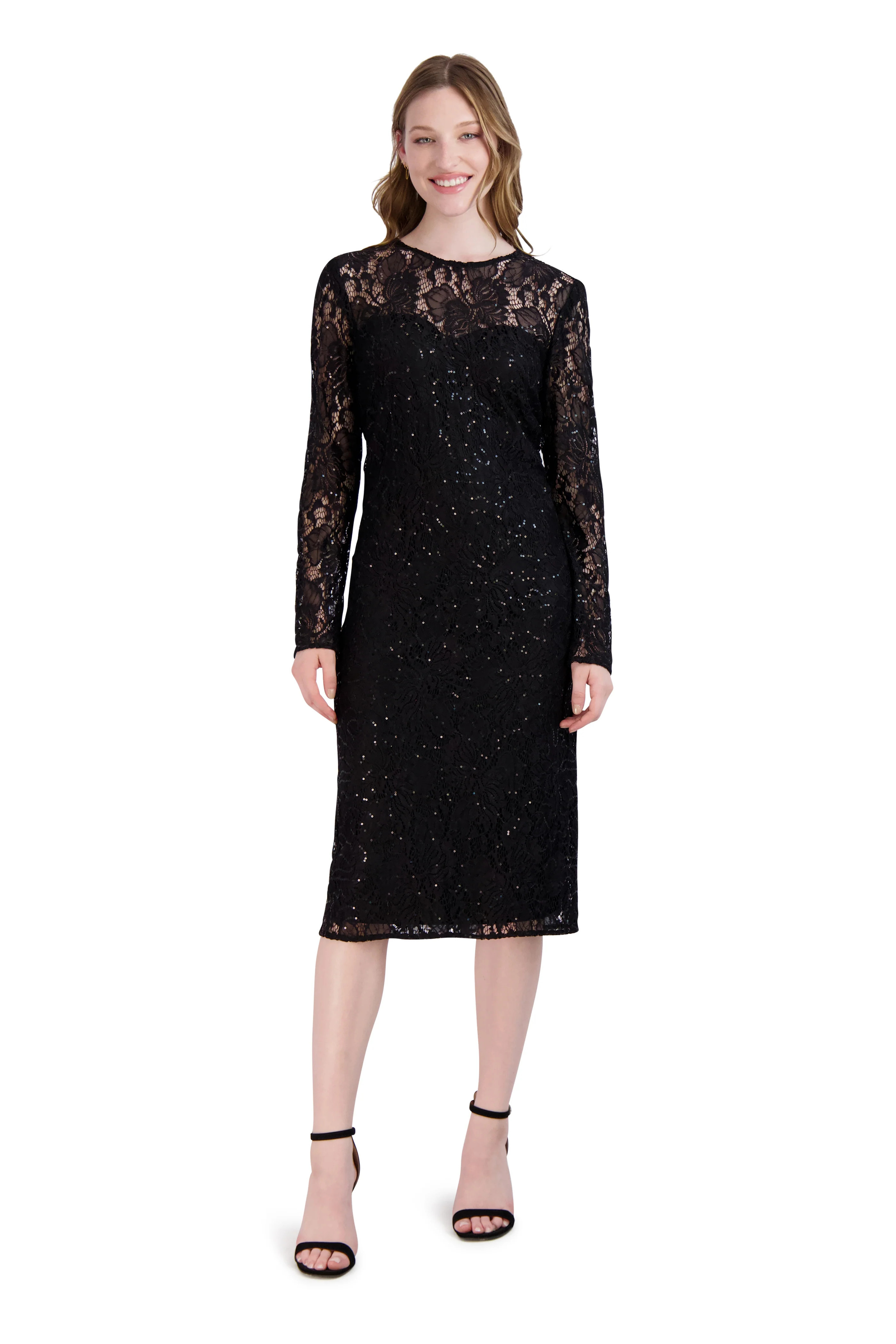 DONNA RICCO - LONG SLEEVE SHEATH DRESS | Julia Jordan
