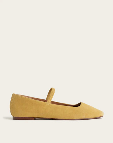 The Greta Ballet Flat in Suede | Madewell