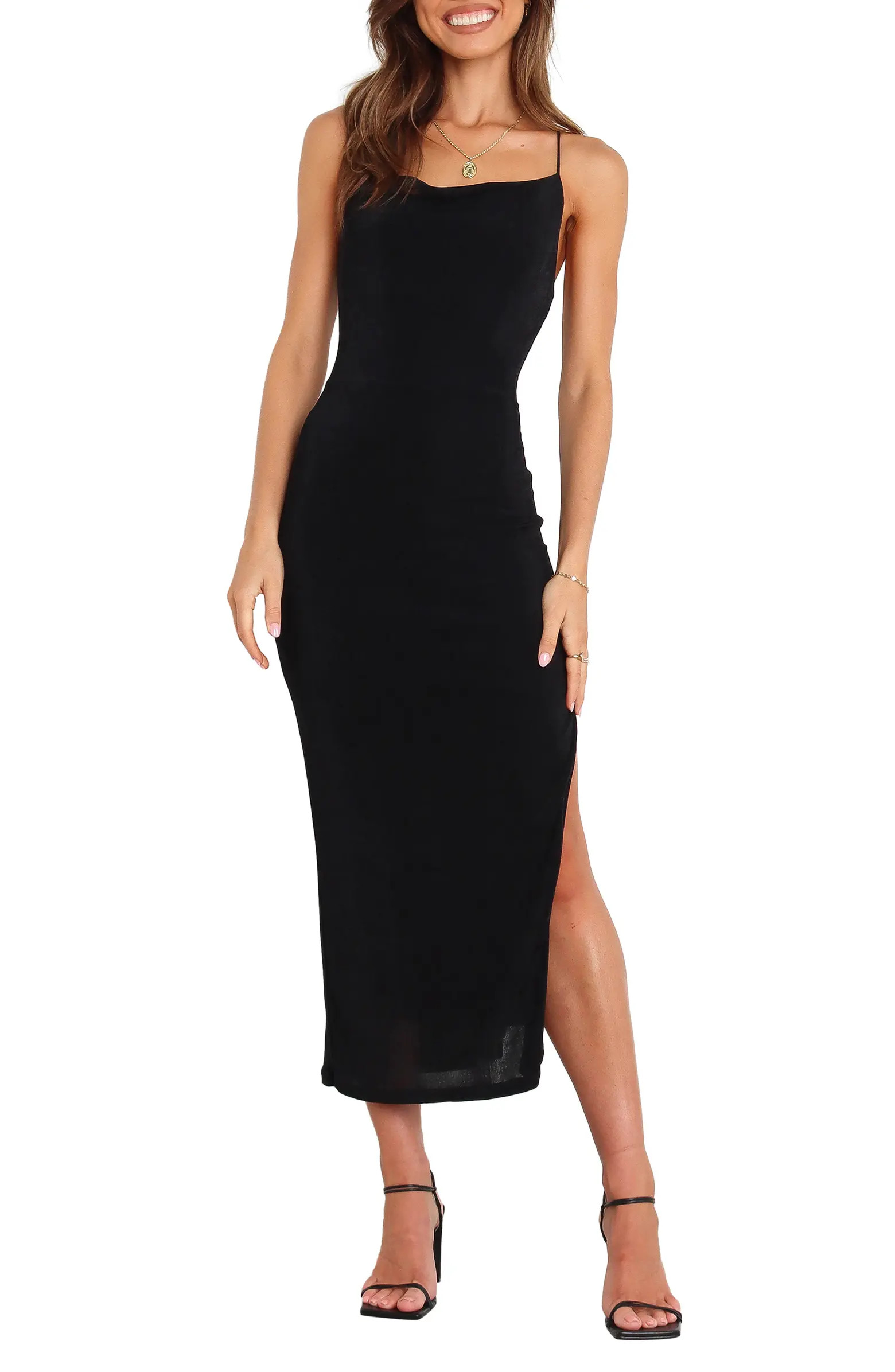 Dixie Cowl Neck Midi Cocktail Dress | Nordstrom