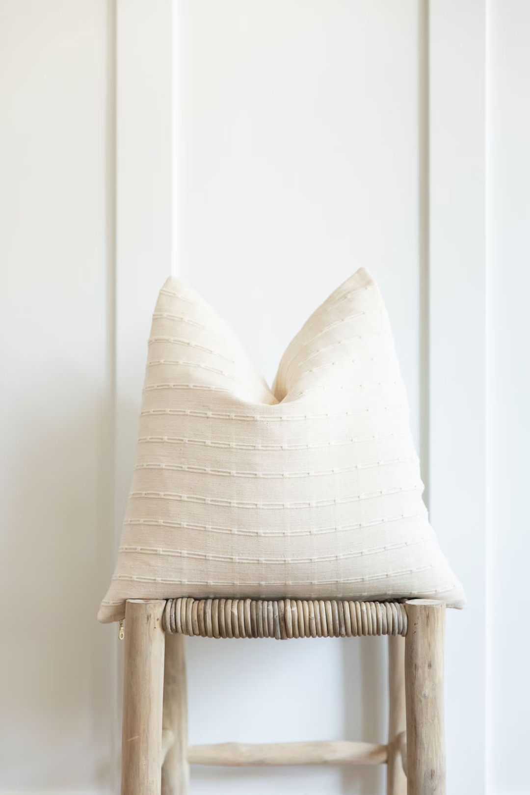 Chiang Cotton Pillow Cover liza Woven Pillow Cream Pillow Neutral Pillows High End Pillow Woven T... | Etsy (US)