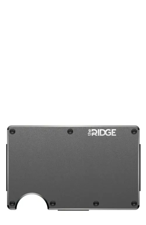 the Ridge Metal Aluminum RFID Cash Strap in Gunmetal/Aluminum at Nordstrom | Nordstrom