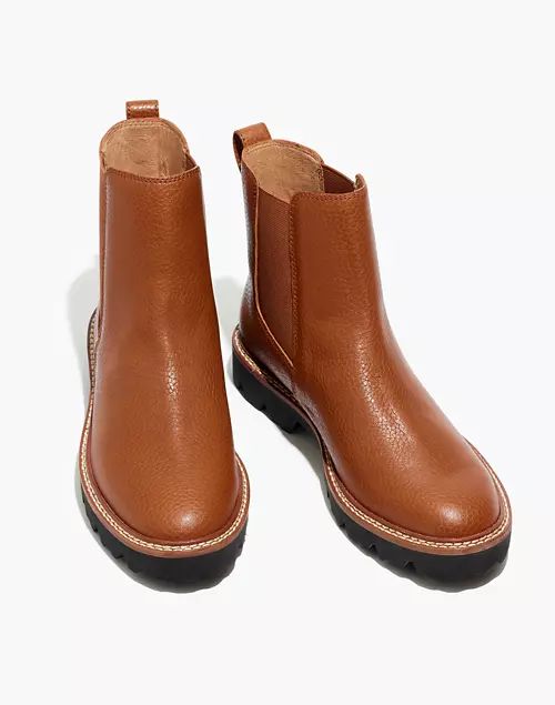 The Citywalk Lugsole Chelsea Boot in Leather | Madewell