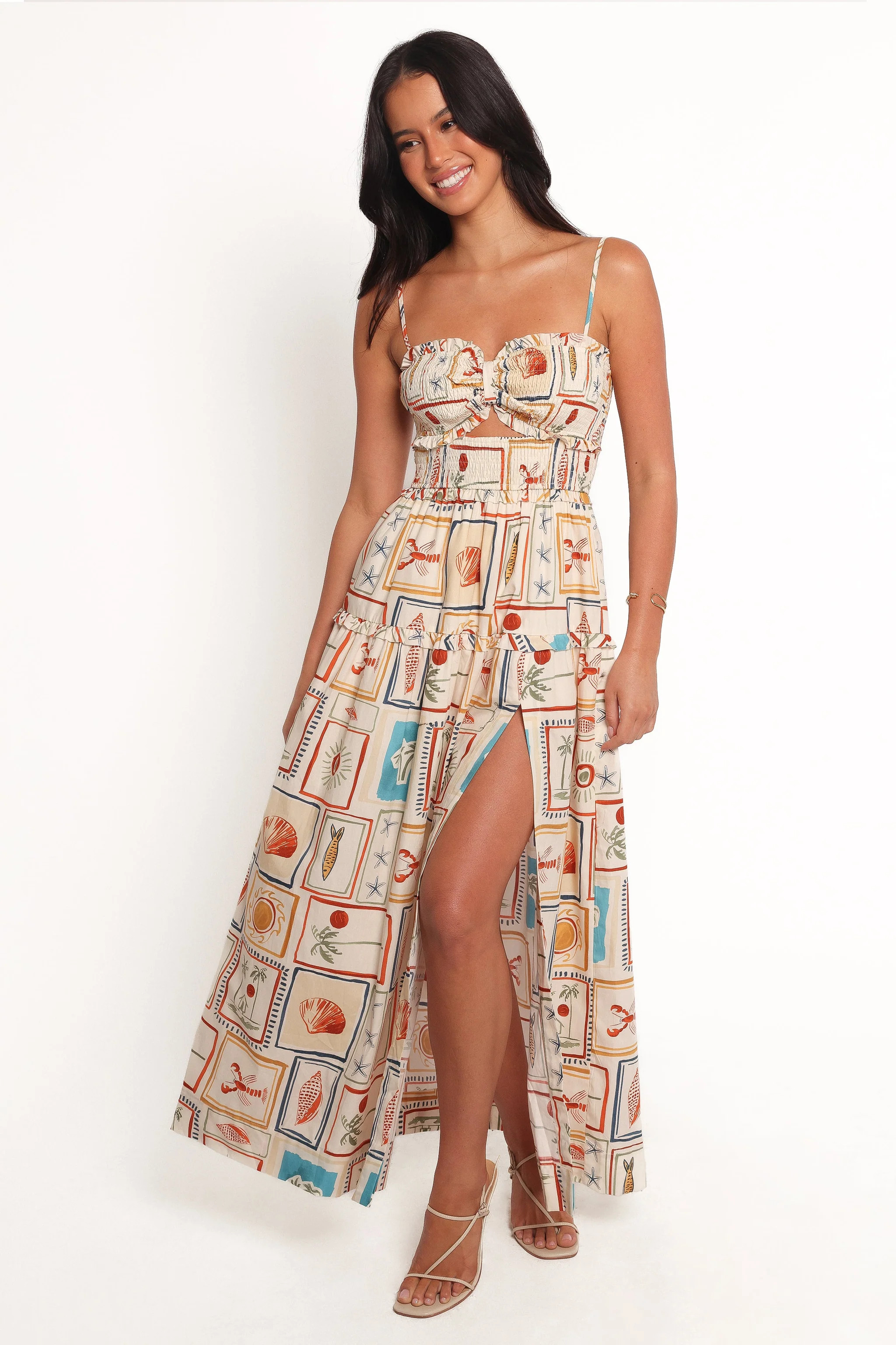 Hana Maxi Dress - Sardina | Petal & Pup (US)