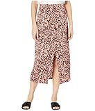 Jack by BB Dakota Women's Spotty by Nature Printed Leopard Midi Skirt, Rose, 2 | Amazon (US)