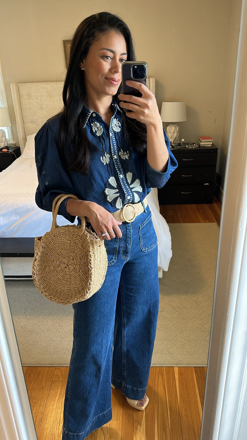 Denim on denim type of day ⛅️ 

#LTKStyleTip #LTKOver40