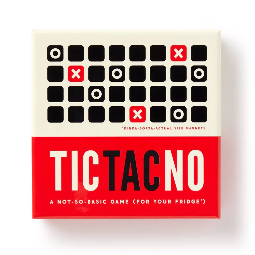 Tic Tac No Magnetic Fridge Game | Galison