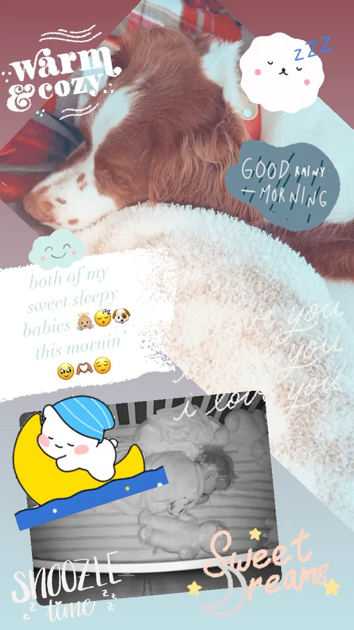 both of my sweet sleepy babies 👼🏼😴🐶 this mornin’ 🥹🫶🏽😌

#LTKfamily #LTKbaby #LTKhome