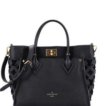 On My Side Tote Monogram Tuffetage Leather MM | Rebag