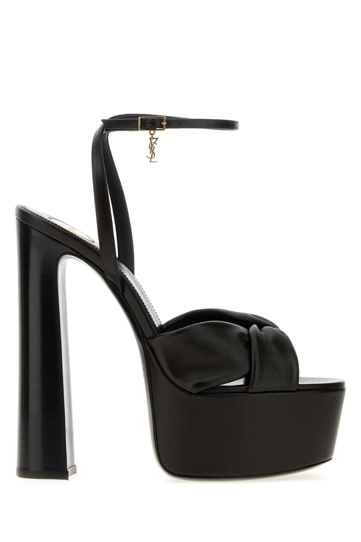 Saint Laurent Franciane Platform Heel — Black | Italist Inc.