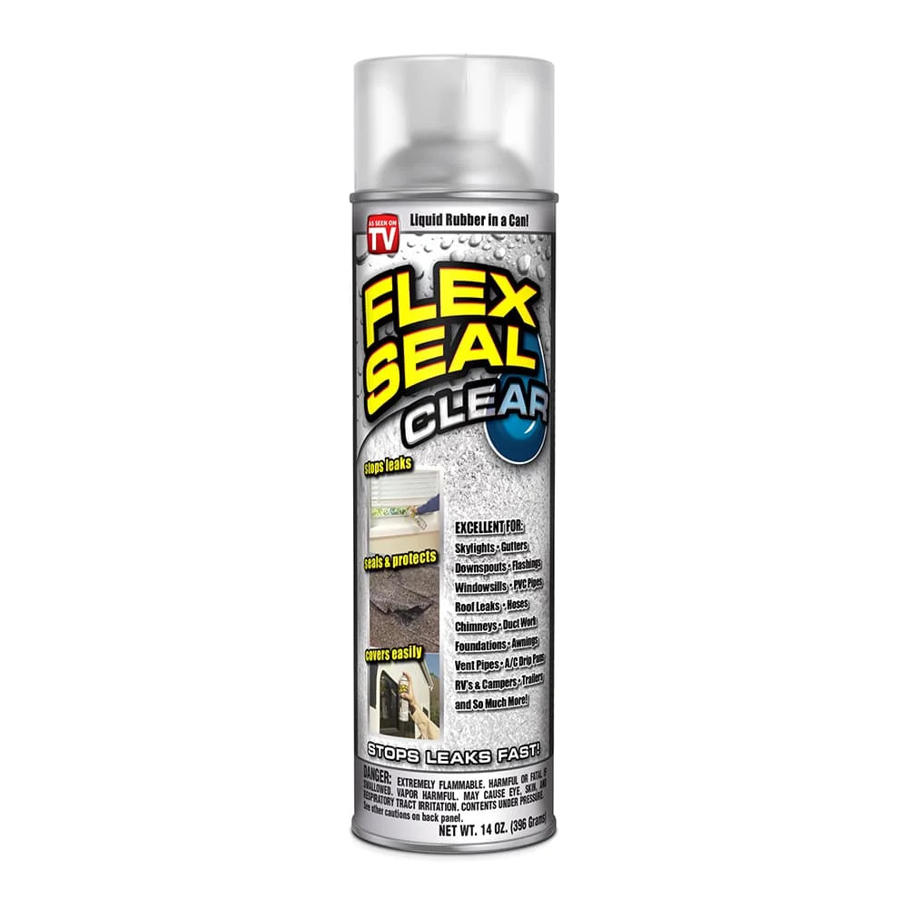 Flex Seal Aerosol Liquid Rubber Sealant Coating, 14 oz, Clear - Walmart.com | Walmart (US)