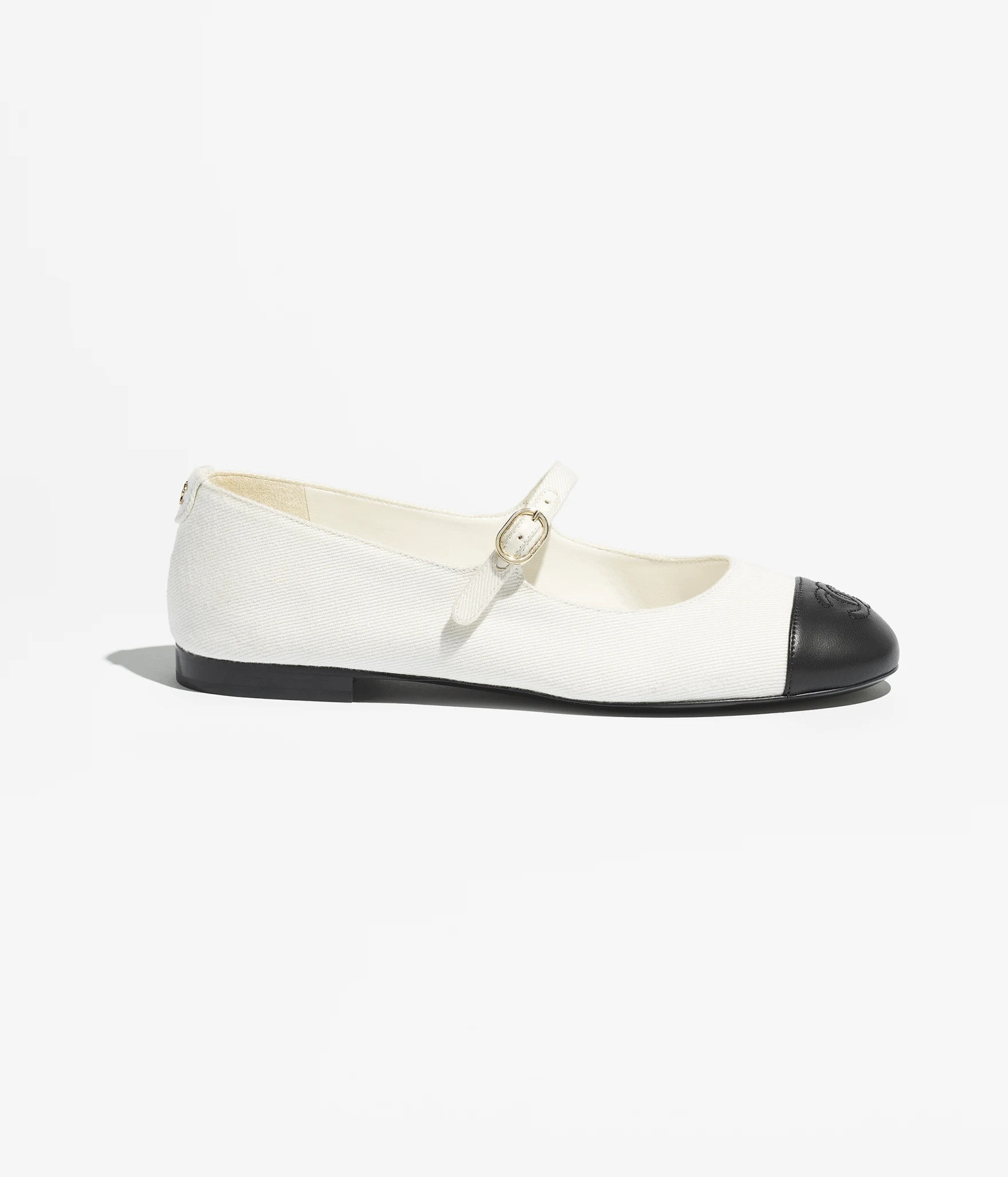 Mary janes - Cotton & lambskin, white & black — Fashion | CHANEL | Chanel, Inc. (US)