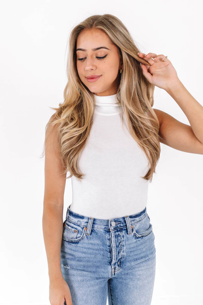 Seasons Shifting Bodysuit - White | The Impeccable Pig