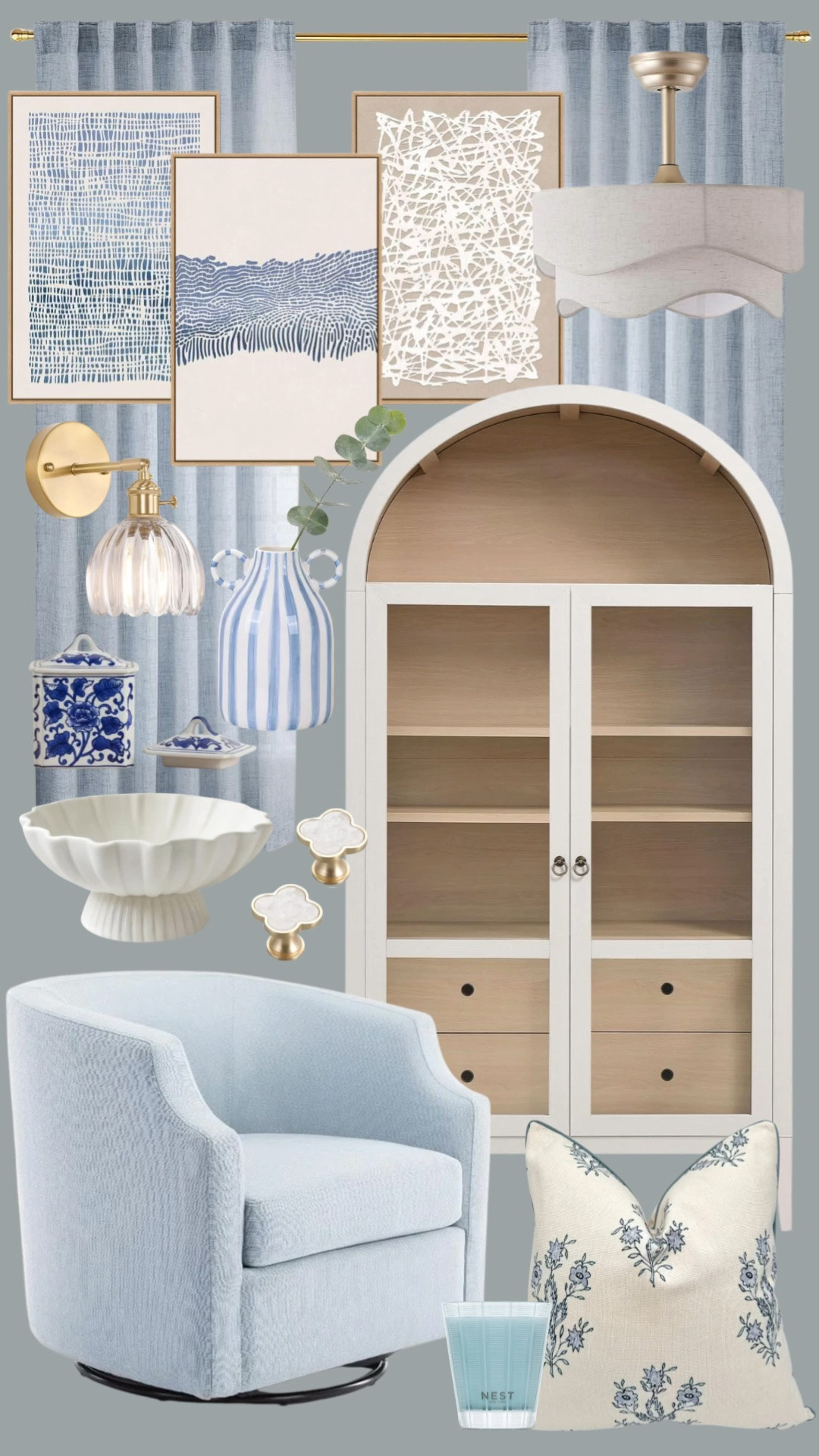 Rounded up some of our favorite trending home finds in this blue and white decor themed edit!

#LTKHome