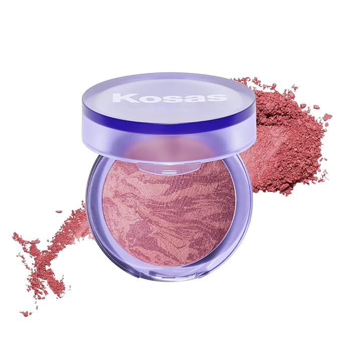 Kosas Blush is Life –Talc-Free Dimensional Blush Baked with Squalane & Hyaluronic Acid – Long... | Amazon (US)