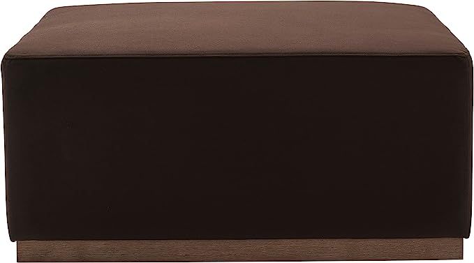 Sagebrook Home 40X18 Upholstered Square Ottoman, Brown, Square, Oak Wood, Contemporary, 40" L X 4... | Amazon (US)