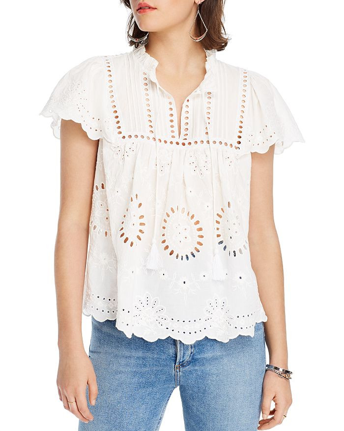 Emelia Eyelet Top - 100% Exclusive | Bloomingdale's (US)