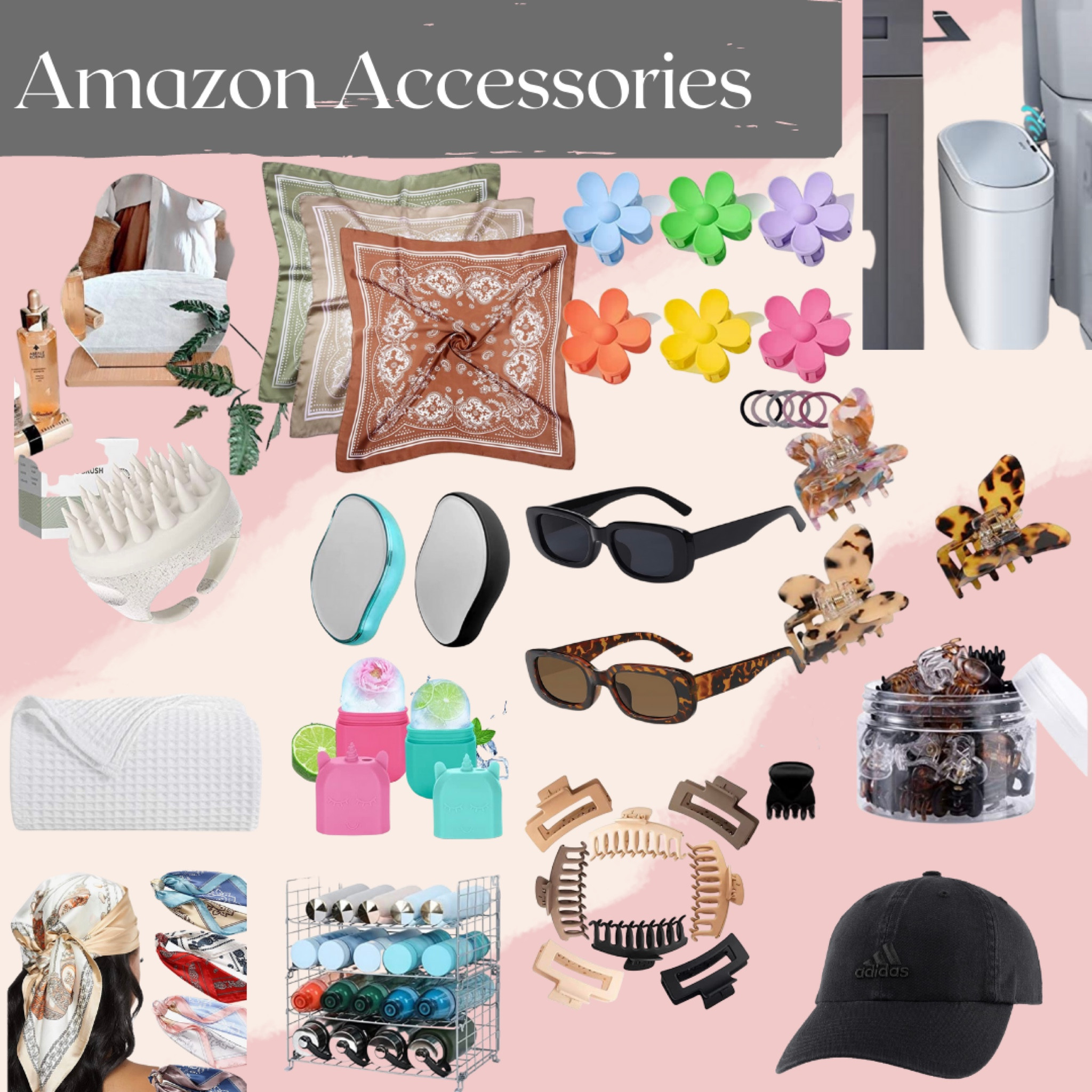 A really easy way to add trendy style to your outfits is by using accessories. You can always buy higher end accessories but trends don’t always stay very long so my favorite way to lean into a trend is to get the trendy accessories for Amazon. These are highly rated and can take a regular outfit from boring to super drippy! Amazon accessories, Amazon finds, hair styling, hair clips, trash can, hair scrubber, leg shaver, sunglasses, hair scarves. 

#LTKbeauty #LTKstyletip #LTKunder50