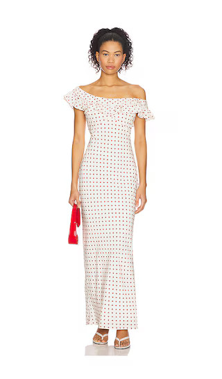 Monroe Maxi Dress in Red Dot | Revolve Clothing (Global)