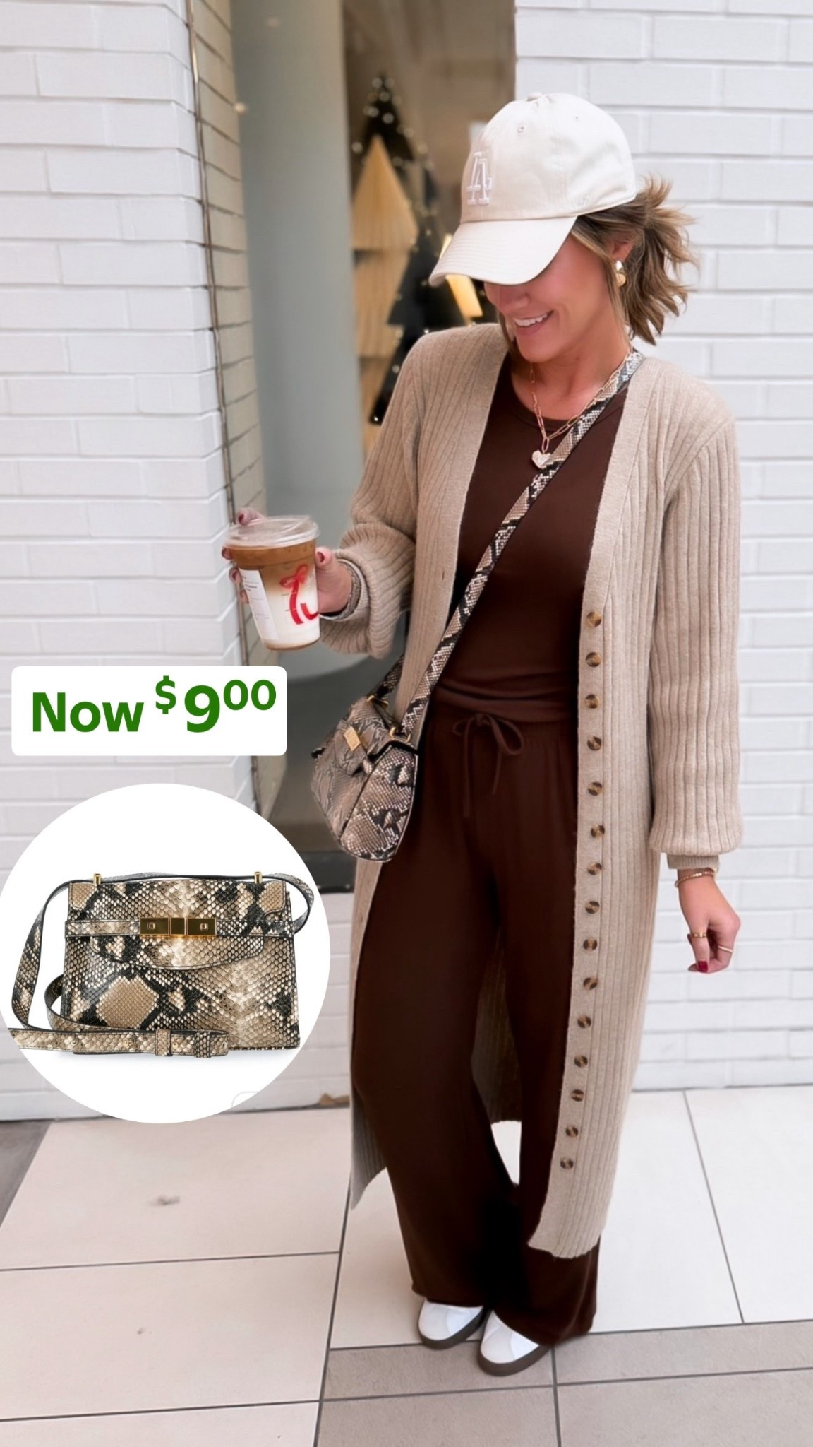 So many cute purses clearance priced Comfy travel/shopping OOTD
Set/medium
Duster/small
Sneakers/ sized down a half sizee

#LTKootd #LTKSeasonal

#LTKSaleAlert