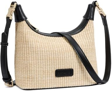 BOSTANTEN Straw Crossbody Bags for Women Raffia Clutch Shoulder Purse Handbags for Beach, Vacatio... | Amazon (US)