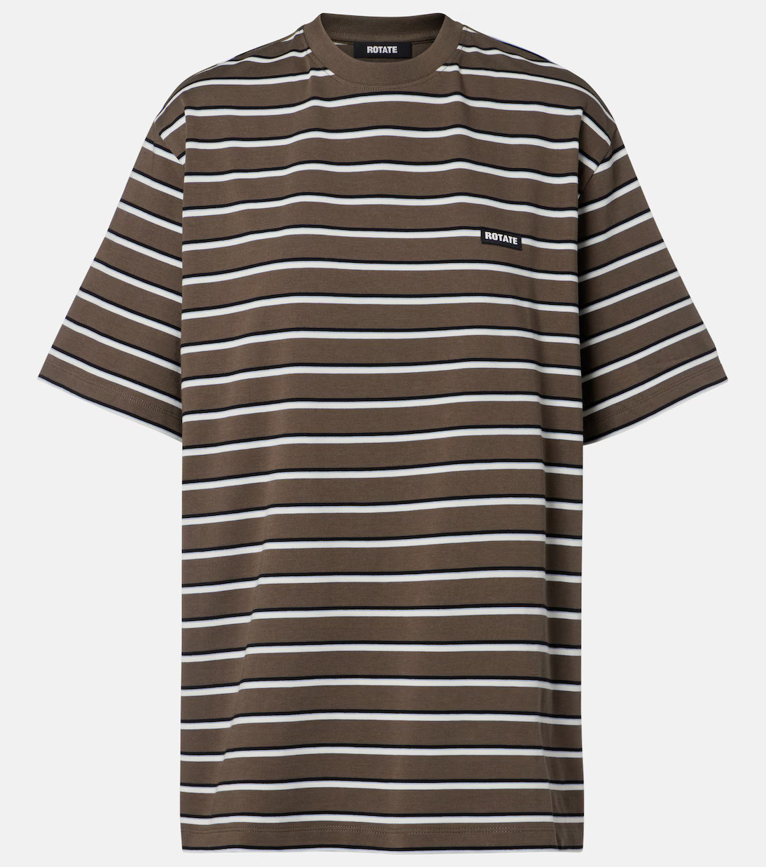 Striped oversized cotton jersey T-shirt | Mytheresa (US/CA)