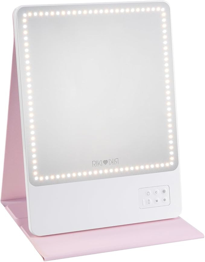 Riki Skinny Duo ECO Glam On-The-Glow Set, Smart Travel-Friendly LED Mirror with Durable Protectiv... | Amazon (US)