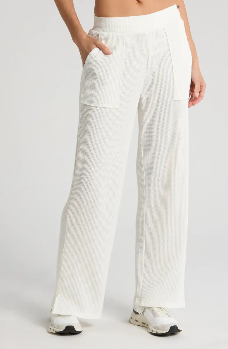 Reset Waffle Wide Leg Pants | Nordstrom Rack