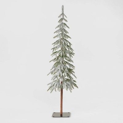 5ft Unlit Downswept Flocked Alpine Balsam Artificial Christmas Tree - Wondershop™ | Target
