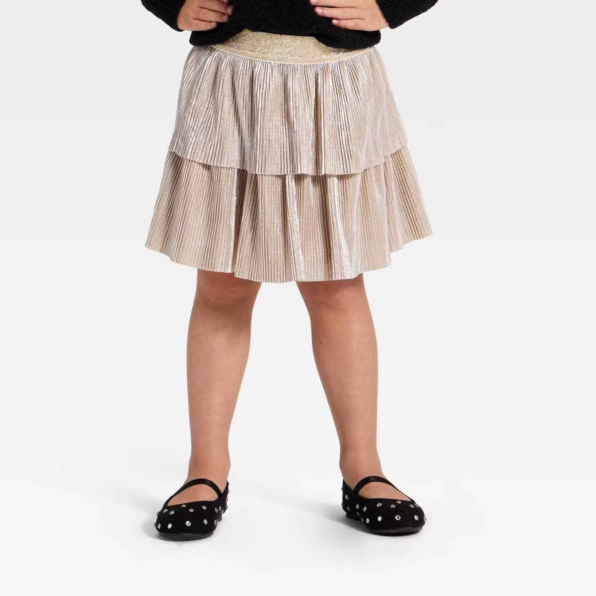 Toddler Girls' Metallic Skirt - Cat &amp; Jack™ | Target