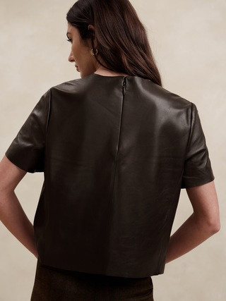Rogue Leather T-Shirt | Banana Republic (US)