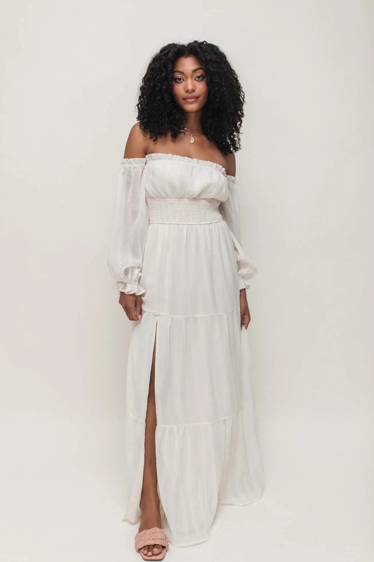 Fallon Off the Shoulder Maxi - FINAL SALE | The Post