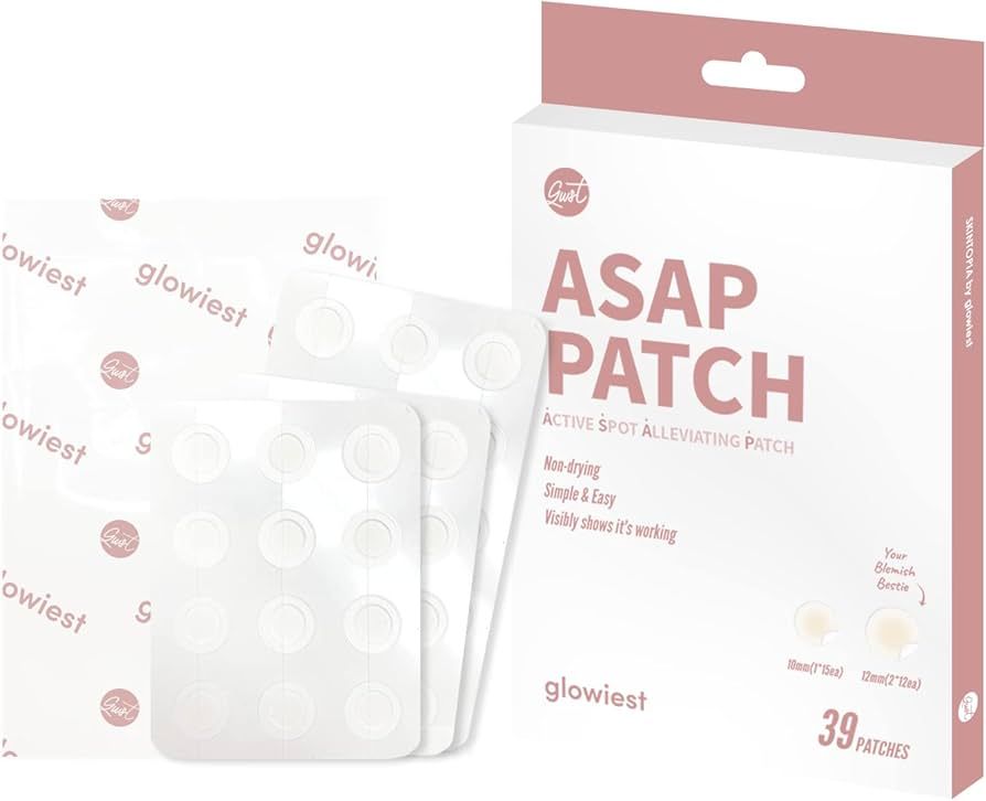 glowiest ASAP Active Spot Alleviating Patch 39 Patches [Daytime] 10mm (1 * 15ea) & 12mm (2 * 12ea... | Amazon (US)