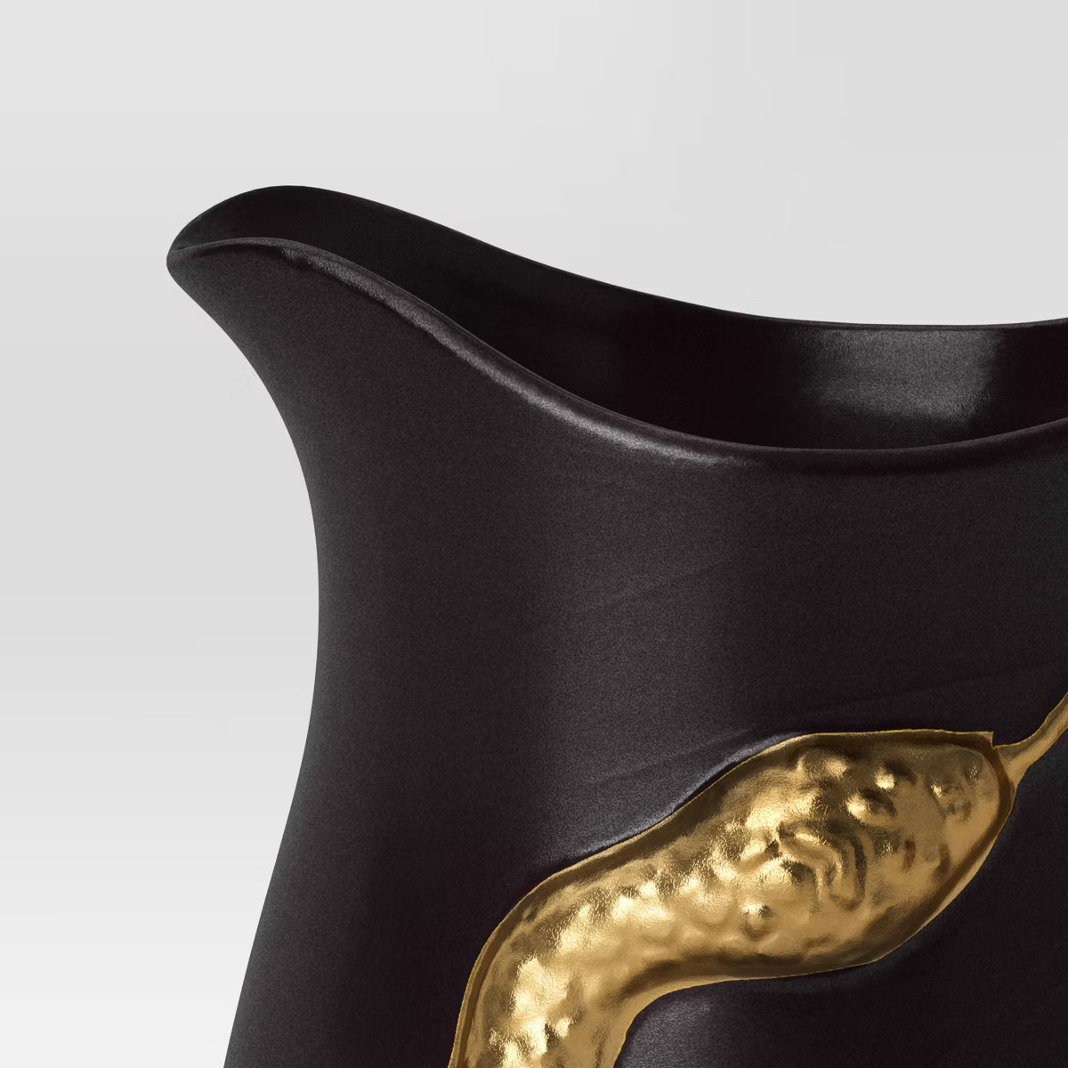 1656ml Halloween Stoneware Beverage Pitcher Black - Threshold™ | Target