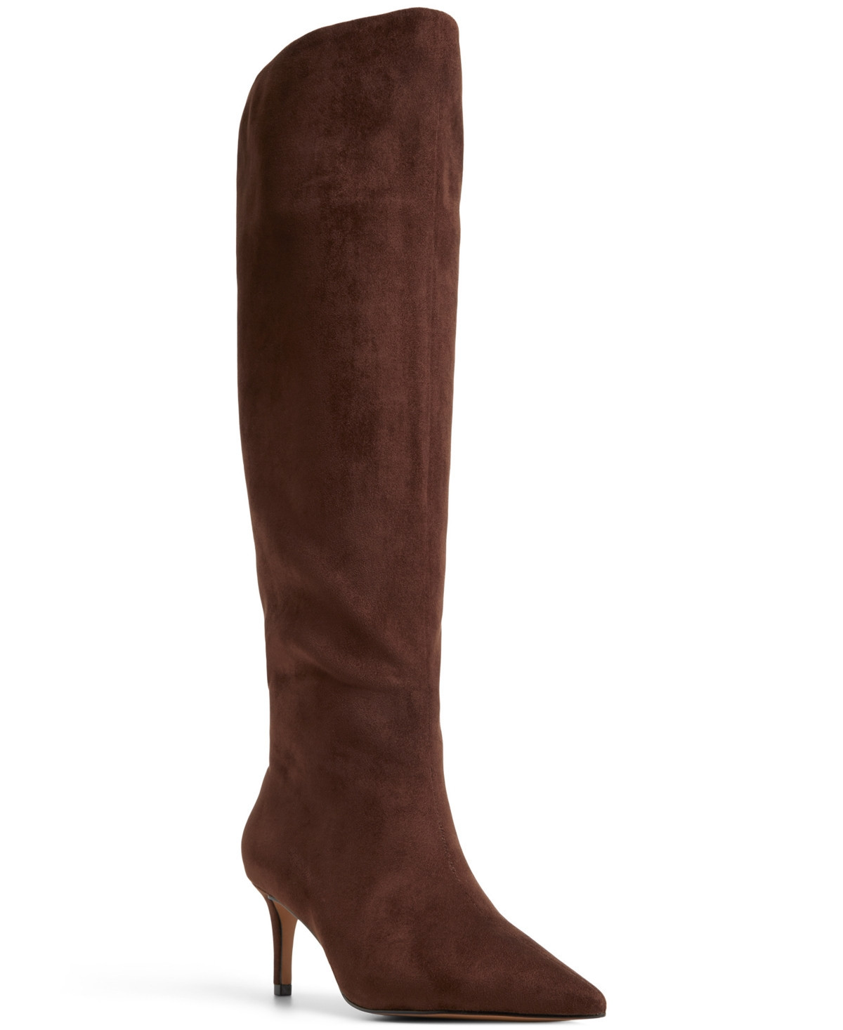 Aldo Women's Kaylynn Knee High Pointed Toe Boots - Medium Brown Suede | Macy's