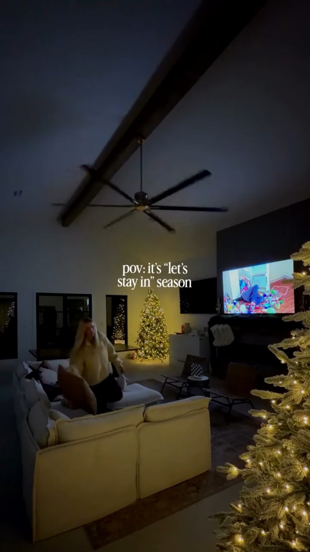 If motherhood has taught me anything, it’s that the magic isn’t in big outings or perfectly planned days. It’s in this. A blanket, Gilmore Girls, and my daughter on the couch right next to me. “Let’s stay in” might just be my new favorite tradition. 🫶🏻☕️🍂