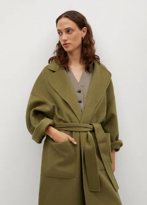 Manteau croisé laine | MANGO (FR)