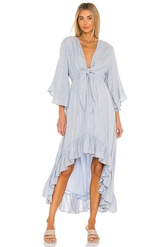 Sundress Juliana Dress in Therapy Blue from Revolve.com | Revolve Clothing (Global)