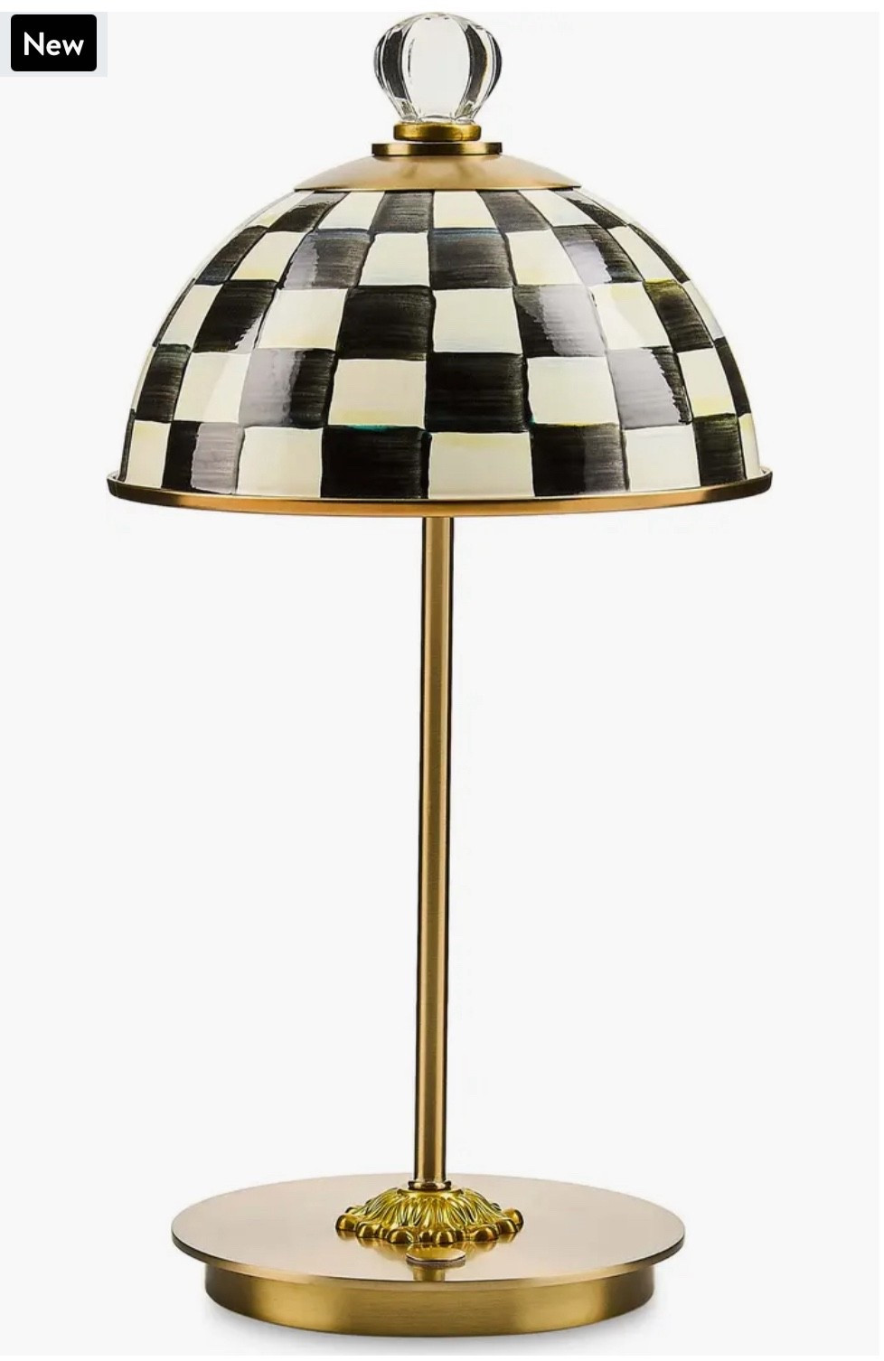 Courtly Check LED Rechargeable Dome Table Lamp
MACKENZIE CHILDS lamp collection.

#LTKHome