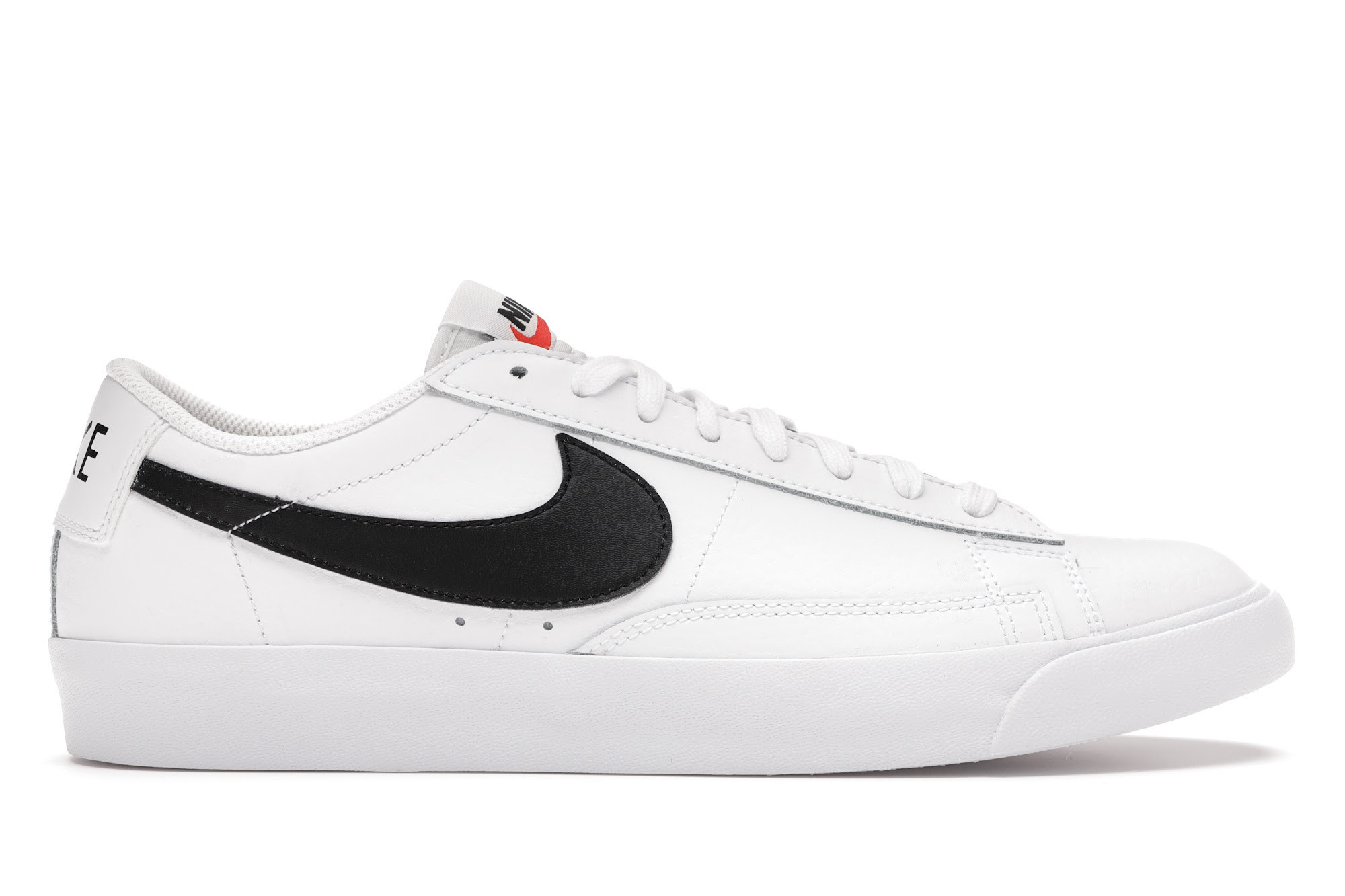 Men's Nike Blazer Low (2020) Sneakers in White/Orange Blaze/Black | StockX