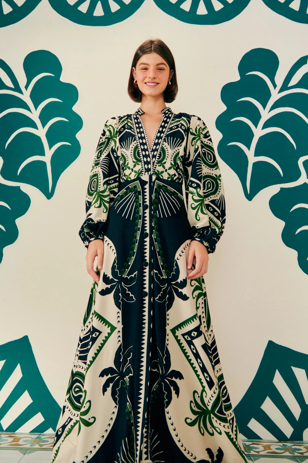 Mystic Scarf Maxi Dress | FarmRio (US)