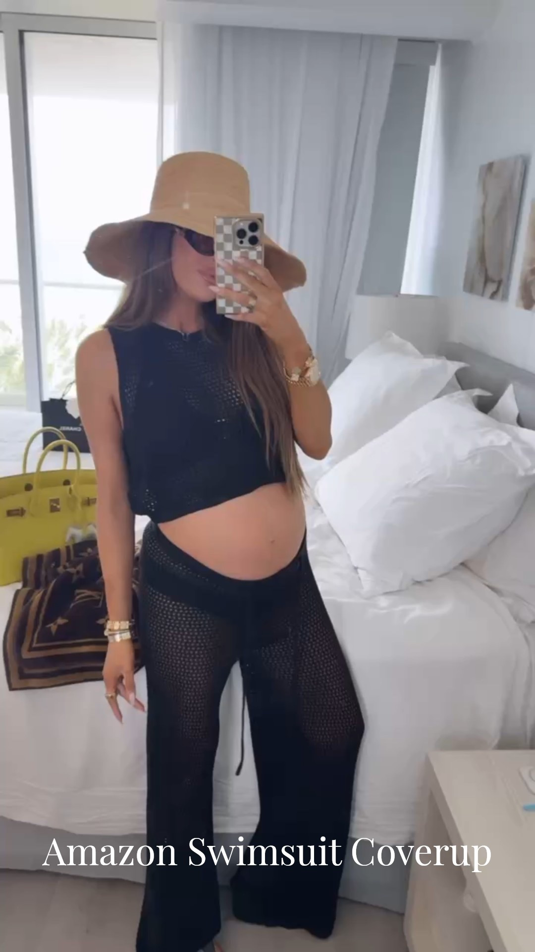 I’m wearing a size large in swimsuit and size medium in this swimsuit coverup! 

Resort wear, Summer outfits, Beach vacation outfits, Swimsuits, Amazon finds, Amazon fashion, Beach outfits, Emily Ann Gemma 

#LTKTravel #LTKootd #LTKBump